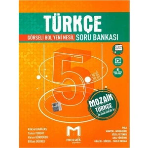 Mozaik Yayınları 5.Sınıf Soru Bankası Türkçe – 2025