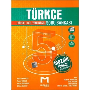 Mozaik Yayınları 5.Sınıf Soru Bankası Türkçe - 2022