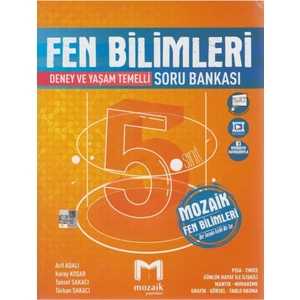 Mozaik Yayınları 5.Sınıf Soru Bankası Fen Bilimleri 2022