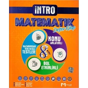 Mozaik Yayınları 8.Sınıf Intro Defter Matematik - 2022