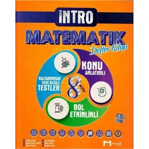 Mozaik Yayınları 8.Sınıf Intro Defter Matematik - 2022