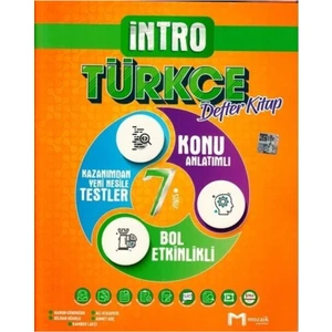Mozaik Yayınları 7.Sınıf Intro Defter Türkçe - 2022