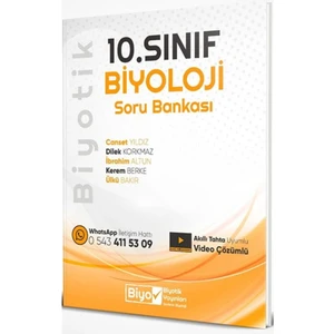 Biyotik Yayınları  10.Sınıf Biyoloji Soru Bankası
