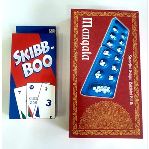 Skıbb Boo Kart Oyunu ve Mangala Türk Zeka Oyunu Iki Oyun Birada
