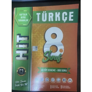 Mozaik Yayınları 8. Sınıf Türkçe Hit 40'lı Deneme 2023