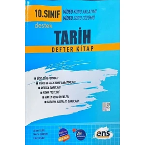ENS Yayıncılık 10. Sınıf Tarih Destek Defterim 2023