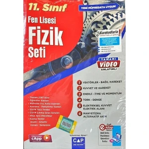 Çap Yayınları 11. Sınıf Fen Lisesi Fizik Seti 2023