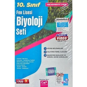 Çap Yayınları 10. Sınıf Fen Lisesi Biyoloji Seti 2023