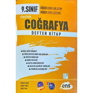ENS Yayıncılık 9. Sınıf Coğrafya Destek Deteri 2023