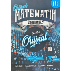 Orijinal Yayınları  11. Sınıf Matematik Soru Bankası 2024-2024