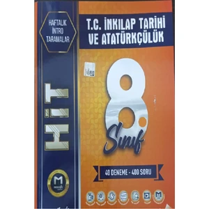 Mozaik Yayınları T.C. İnkılap Tarihi ve Atatürkçülük 40 Deneme - 400 Soru Hit Taramalar