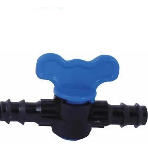 Berlin Shop Karbonplast Damlama Sulama Küresel Mini Vana 10 Adet - Mini Ball Valve 10 Pcs (Vana 16 x 16 Mm)