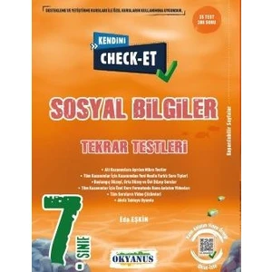 Okyanus Yayınları 7. Sınıf Kendini Check - Et Sosyal Bilgiler Tekrar Testleri (Ciltli)