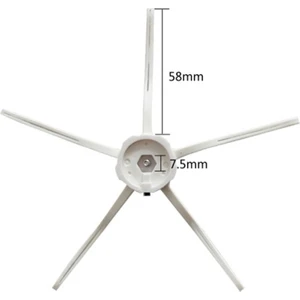 Roborock S6/s6 Pure Uyumlu 2'li Yan Fırça