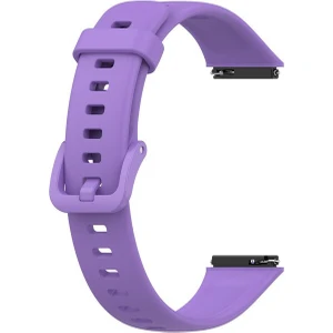 Case Street Huawei Band 7 Kordon Mat Klasik Silikon Krd 11 Mor