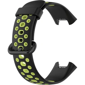 Xiaomi Redmi Watch 2 Lite Kordon Delikli Çift Renk Silikon Yeşil