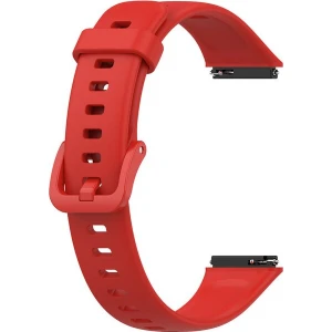 Huawei Band 7 Kordon Mat Klasik Silikon Krd 11 Kırmızı