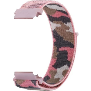 Case Street Robor R Gt2 Kordon Cırtcırt Asker Desenli Kumaş Ayarlanabilir Açık Pembe