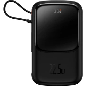 Baseus Type-C Kablolu 22.5W 10000MAH Dijital Göstergeli Powerbank, Pd Type C Hızlı Şarj Uyum