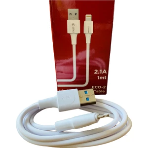 Ata Elektronik 2.1 Amper  Hızlı Fast Şarj 1 Metre Iphone Iphone Uyumlu Şarj Aleti Kablosu 1m 5 6 7 8 Plus Xs Max Lightning USB Kablosu 1m Lightning USB Kablosu
