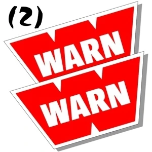 Oto Sticker Warn Off Road 4X4 Sticker 2 Adet