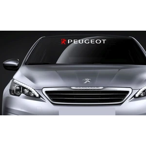 Oto Sticker Peugeot Alınlık Ön Cam Sticker 60Cm Sticker