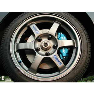 Oto Sticker Orjinal Volk Rays Te37 Jant Sticker Seti 8 Parça