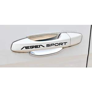 Oto Sticker Fiat Egea Sport Kapı Kolu Ve Jant Sticker Seti 8 Adet