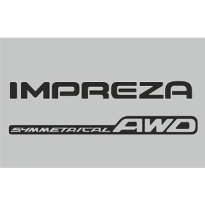 Oto Sticker Symmetrical Awd Kapı Kolu Ve Jant Sticker Seti