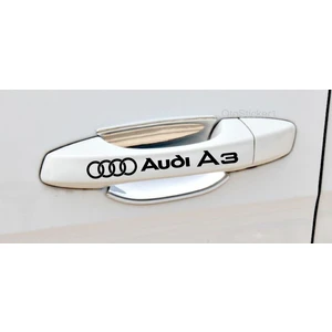 Oto Sticker Audi A3 Kapı Kolu Ve Jant Sticker Seti 8 Adet