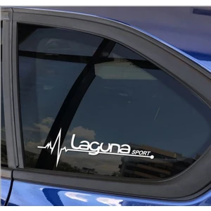 Oto Sticker Renault Laguna Nabız Kalp Atışı Sticker 2 Adet