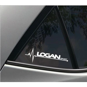 Oto Sticker Dacia Logan Nabız Kalp Atışı Sticker 2 Adet