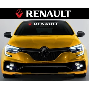 Oto Sticker Renault Ön Cam Sticker 60Cm Araba Stickeri
