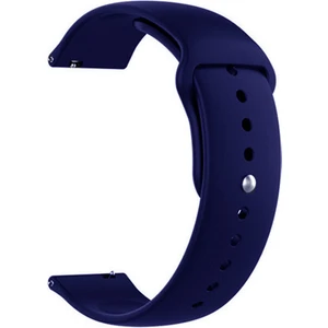 Amazfit Bip U - Bip U Pro İçin Uyumlu Silikon Kordon Kayış Lacivert