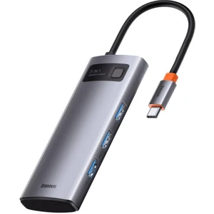 100W 5in1 Type-C Hub, 1x 4K Hdmi, 1x Pd Type C, 3x USB 3.0 Girişli Çoğaltıcı Adaptör
