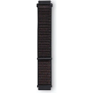 Huawei Watch Gt 2 46 Mm İçin Uyumlu Spor Dokuma Kordon Siyah Kırmızı Noktalı