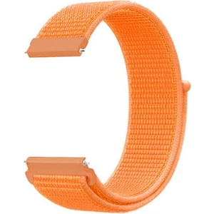 Amazfit Bip İçin Uyumlu Dokuma Kordon Papaya