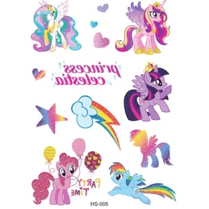 BP Tattoo Simli Dövme Serisi Celestia Pony Simli Çocuk Dövmesi