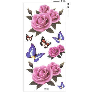 BP Tattoo Pembe Gül Dövmesi