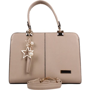 M903 Açık Vizon Suni Deri Bayan Çapraz El ve Omuz Çantası