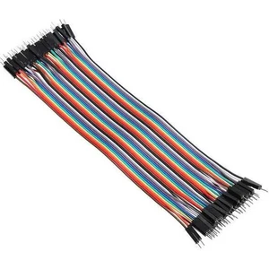 40LI Ayrılabilen Erkek-Erkek Jumper Kablo - 20CM- Arduino Uyumlu