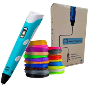3D Kalem - Pen - Mavi - Full Set
