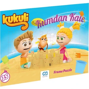 Ca Games +3 Yaş Kukuli 35 Parça Frame Puzzle 5138 (Ca Games)