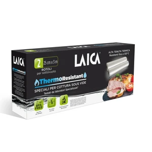 Laıca - Tırtıklı Gofrajlı Thermo Resistant Bags TR2000  ( 120 °c'ye Kadar Isıya Dayanıklı Pişirme Rulosu – 25 cm x 300 cm - 2 Rulo )