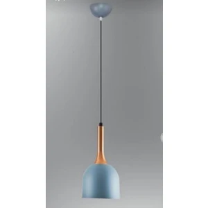 Modern Mavi Tekli Metal Sarkıt Avize