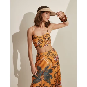 Melis Ağazat XKoton - Fiyonk Detaylı Askılı Crop Atlet