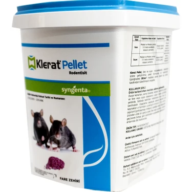 Syngenta Klerat Pellet Fare Zehirleri 80