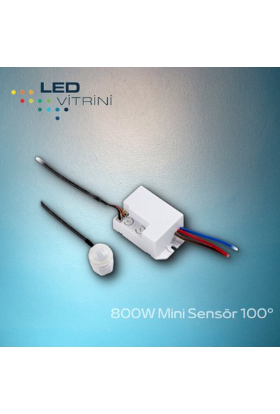Led Vitrini 800W Mini Sensör 100°