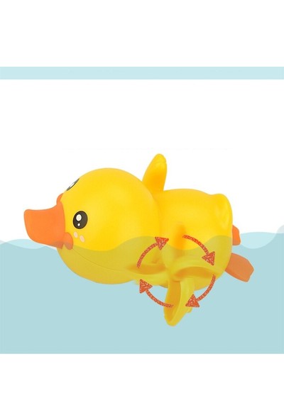 Carthusia Yüzen Ördek Banyo Arkadaşı Kurmalı Banyo Oyucağı - Sarı Ördek Yüzen Oyun Arkadaşı