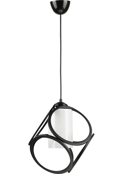 Aydın Tekli Avize Siyah Beyaz Akrilik modelleri